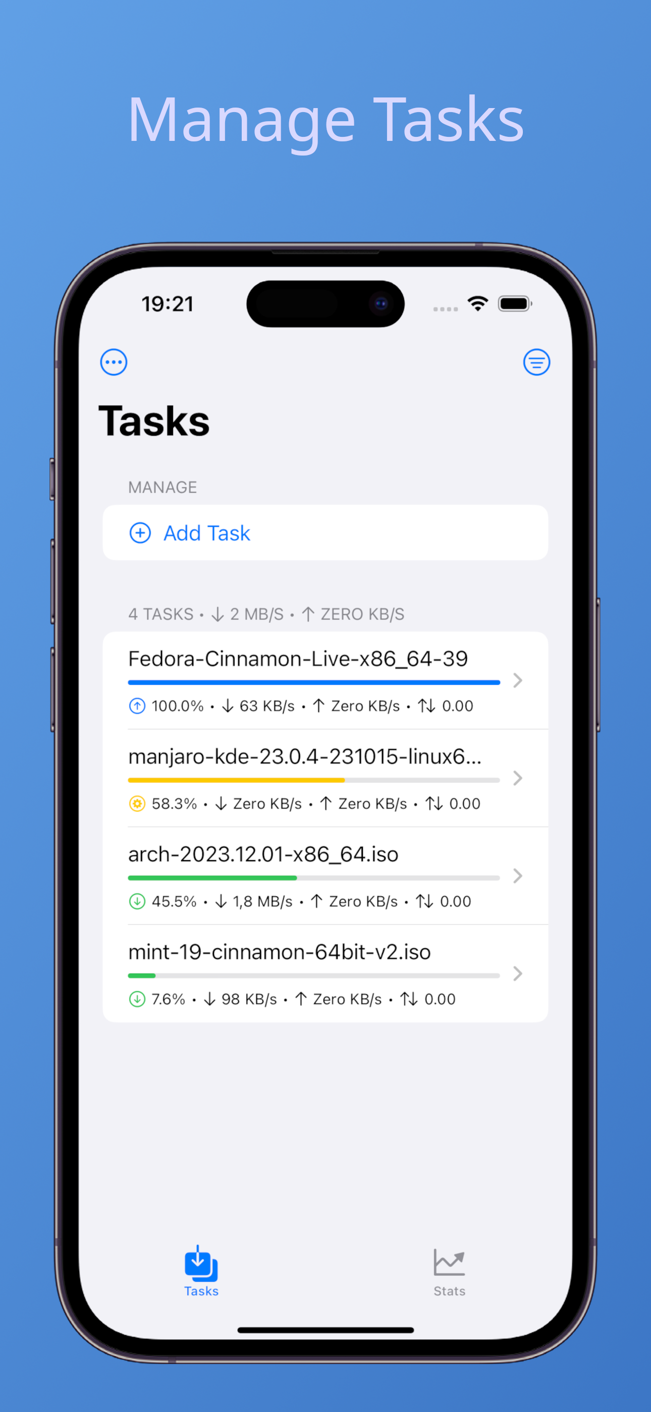 qBitControl screenshot 1