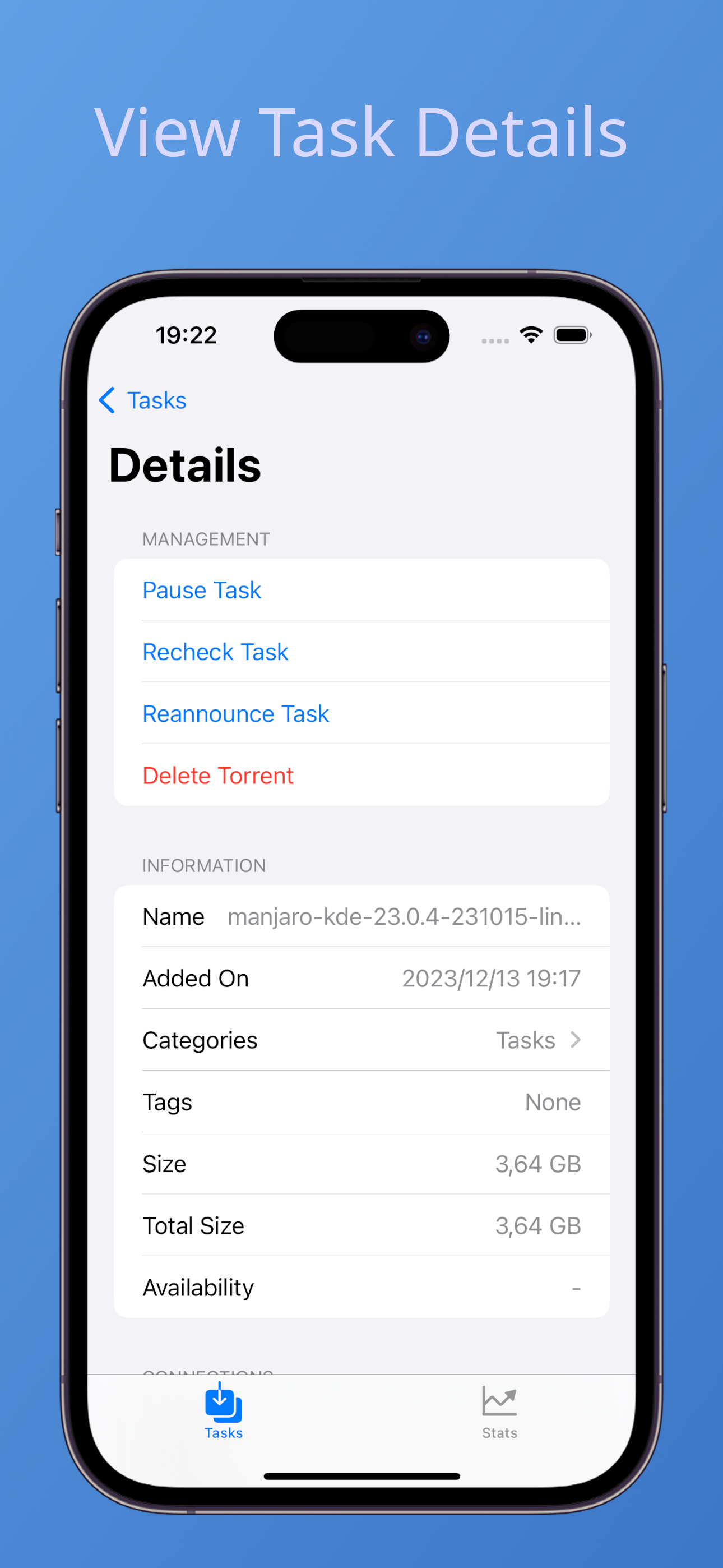 qBitControl screenshot 2