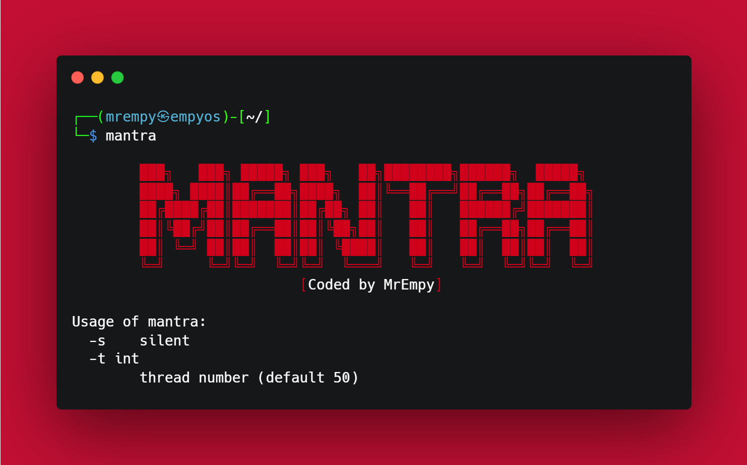 mantra screenshot 2