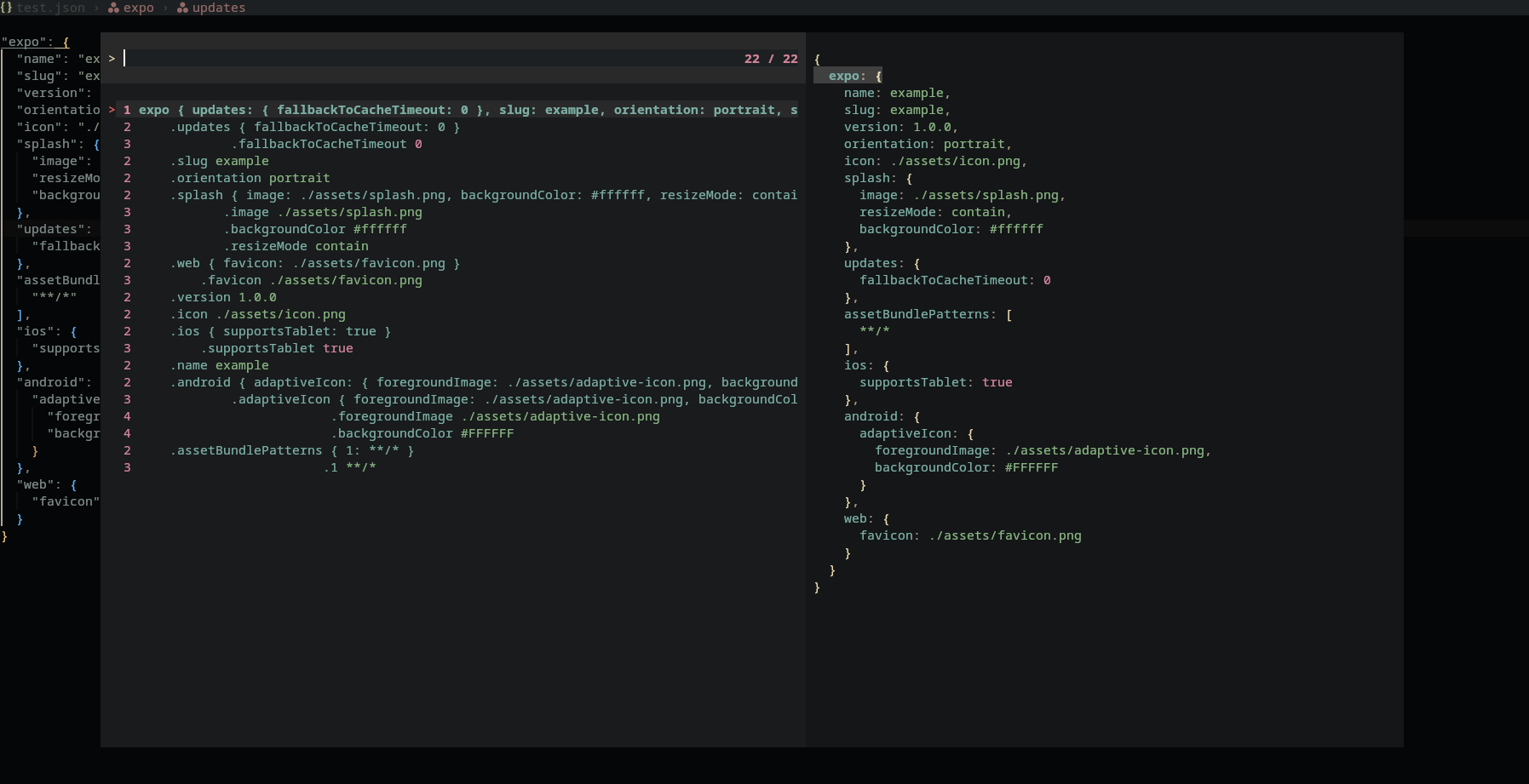 jsonfly.nvim screenshot 3