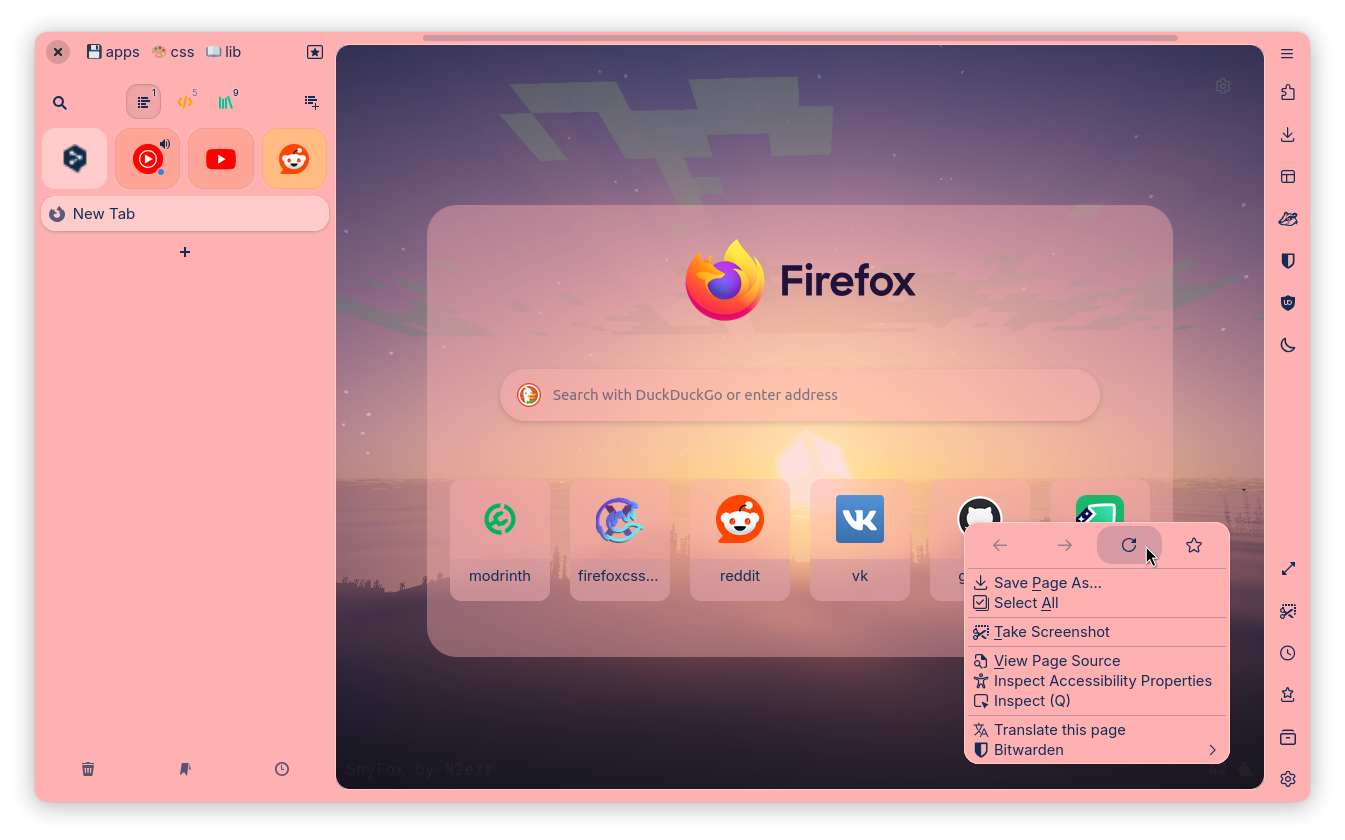 ShyFox screenshot 3