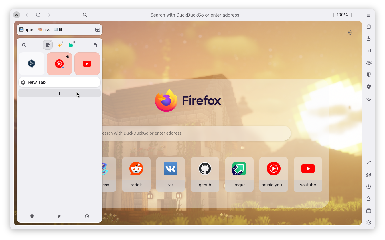 ShyFox screenshot 2