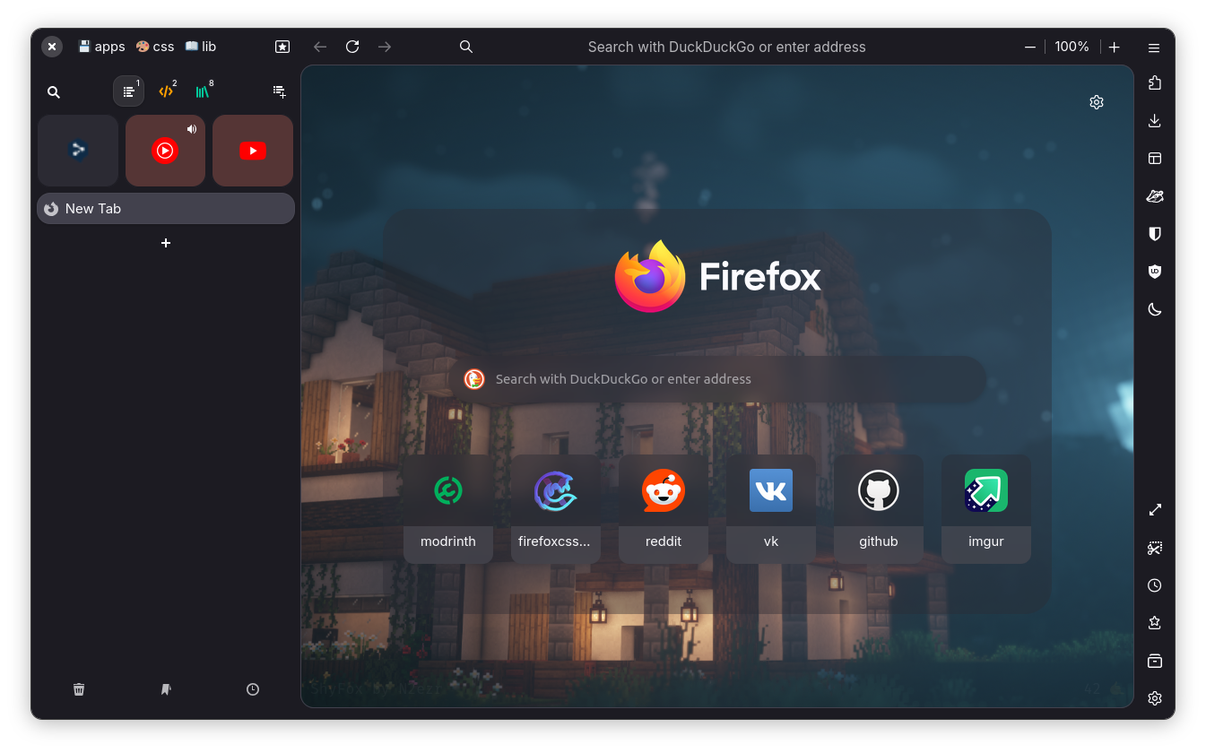 ShyFox screenshot 1