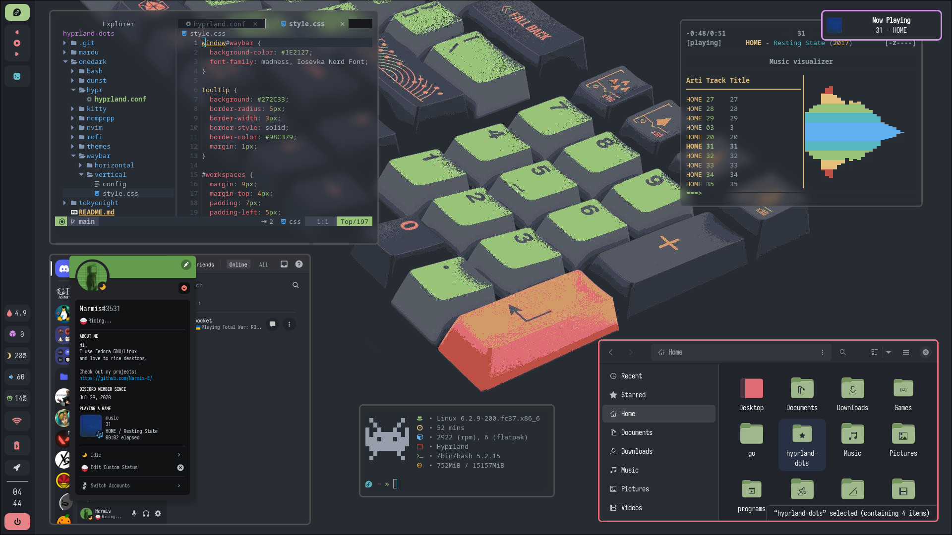 hyprland-dots screenshot 3