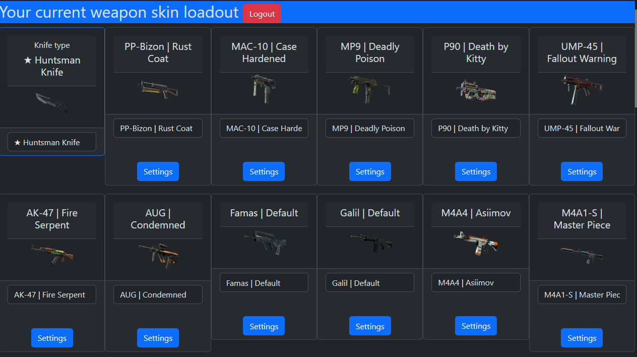 cs2-WeaponPaints screenshot 2