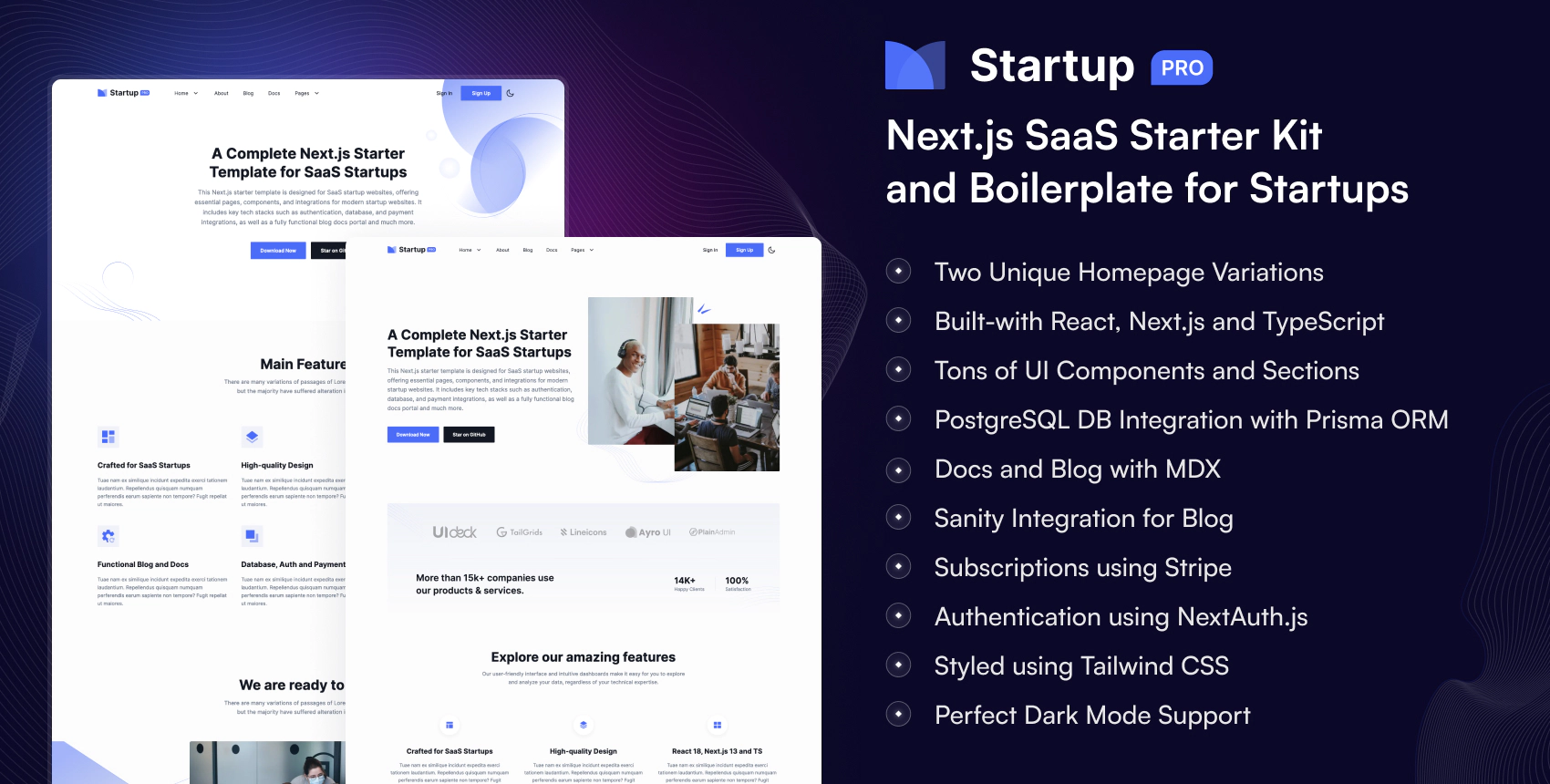 startup-nextjs screenshot 1