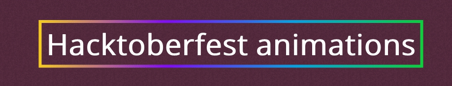 Hacktoberfest-animations screenshot 9