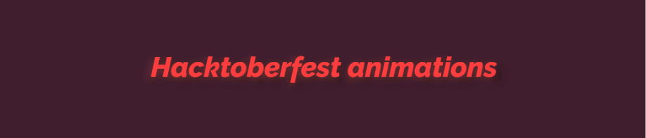 Hacktoberfest-animations screenshot 4
