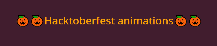 Hacktoberfest-animations screenshot 8