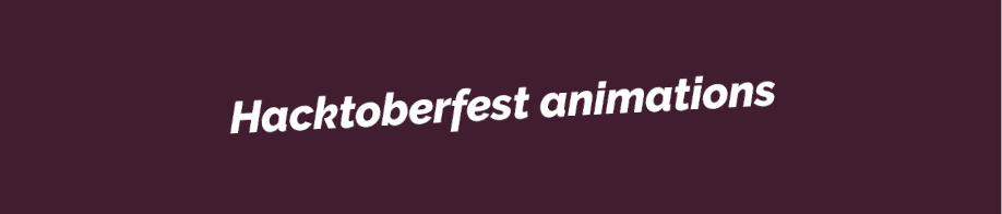 Hacktoberfest-animations screenshot 6