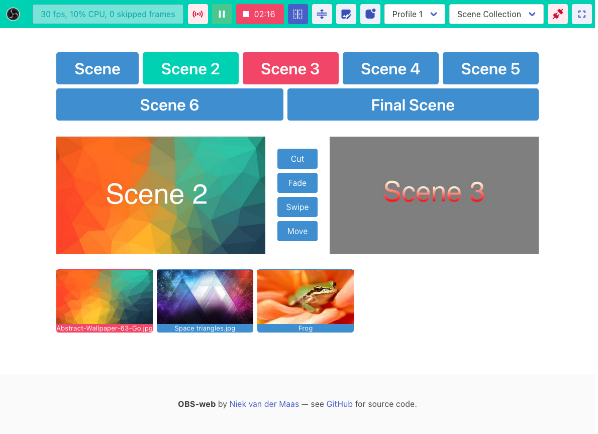 obs-web screenshot 1
