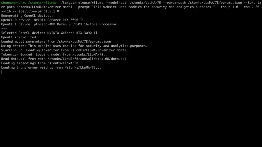 rllama screenshot 1