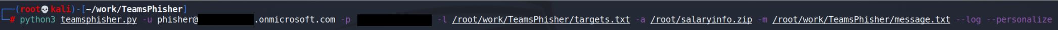 TeamsPhisher screenshot 1