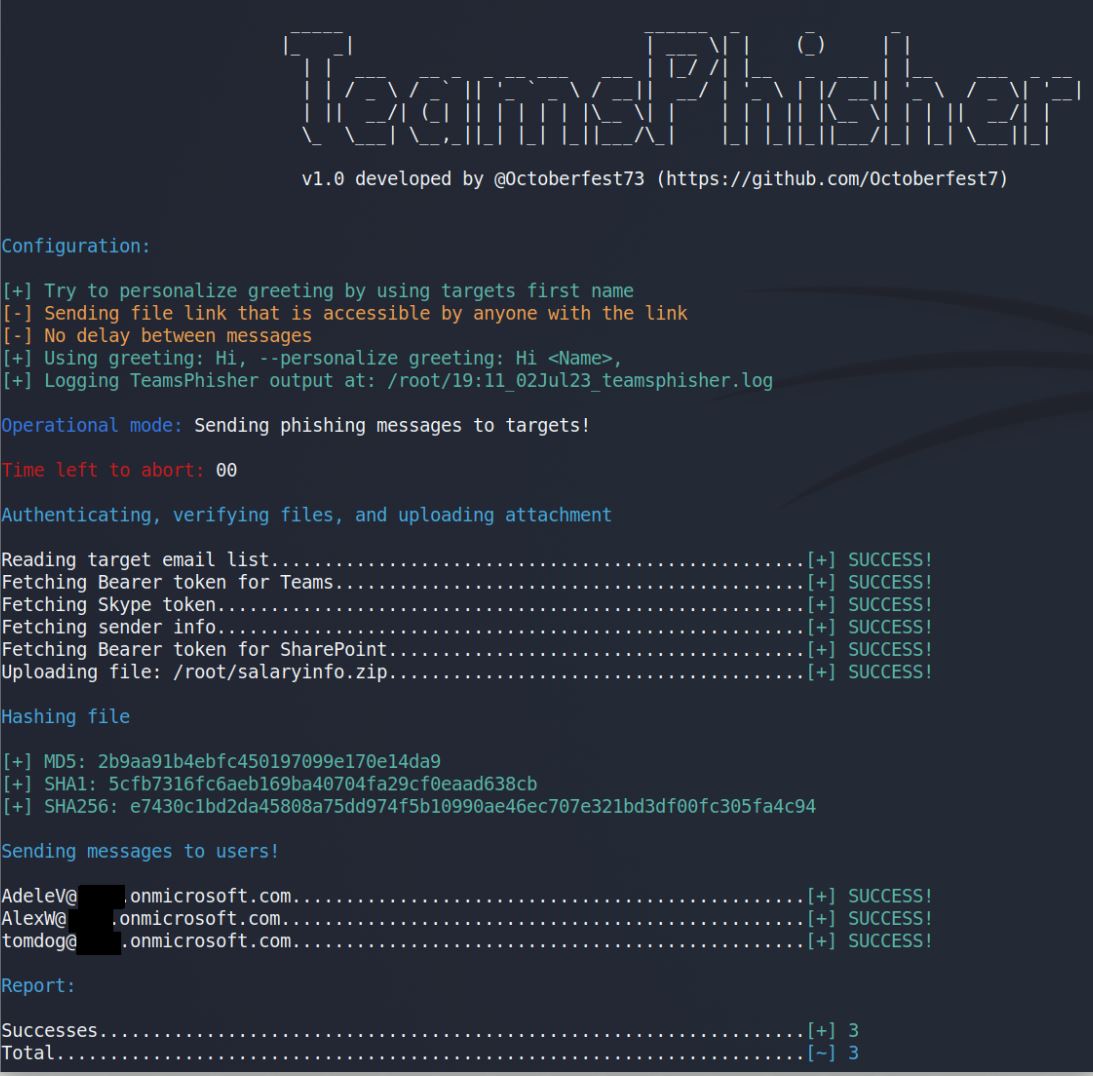 TeamsPhisher screenshot 4