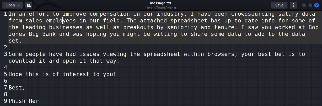 TeamsPhisher screenshot 3