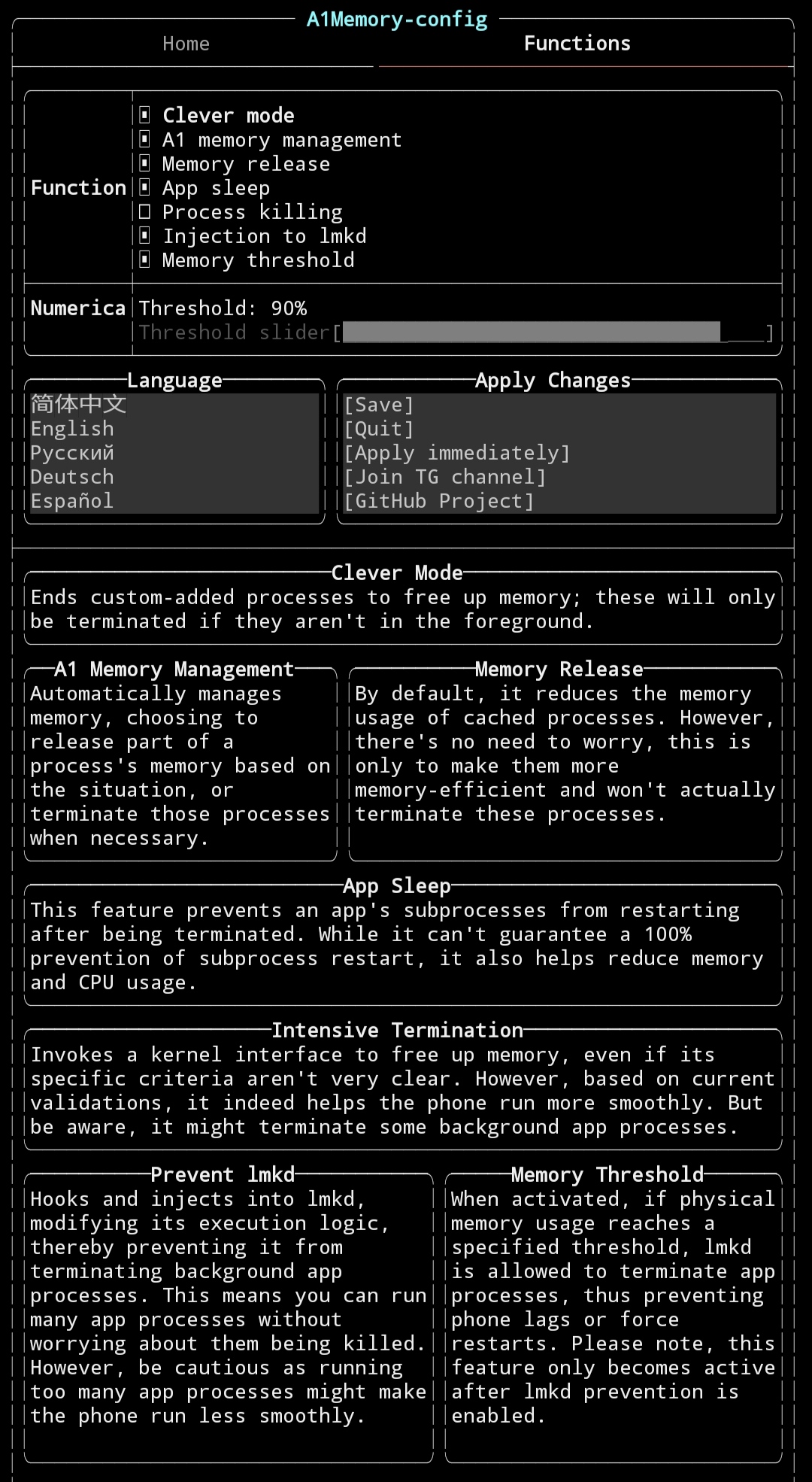 A1Memory screenshot 2