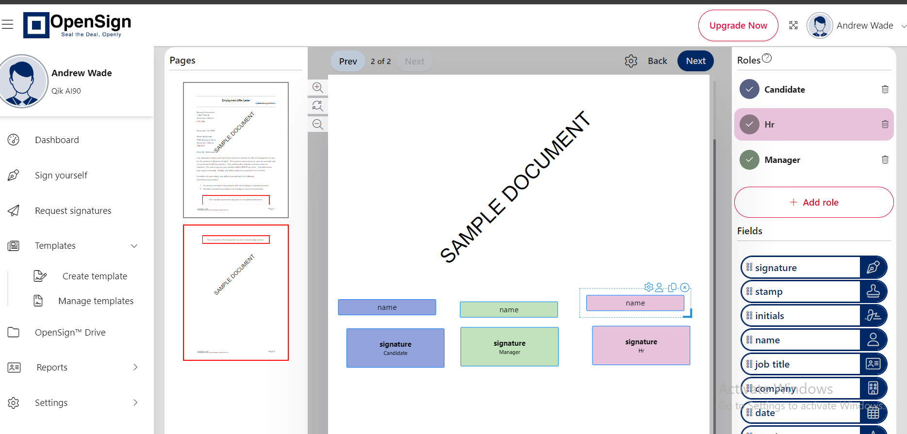 OpenSign screenshot 5