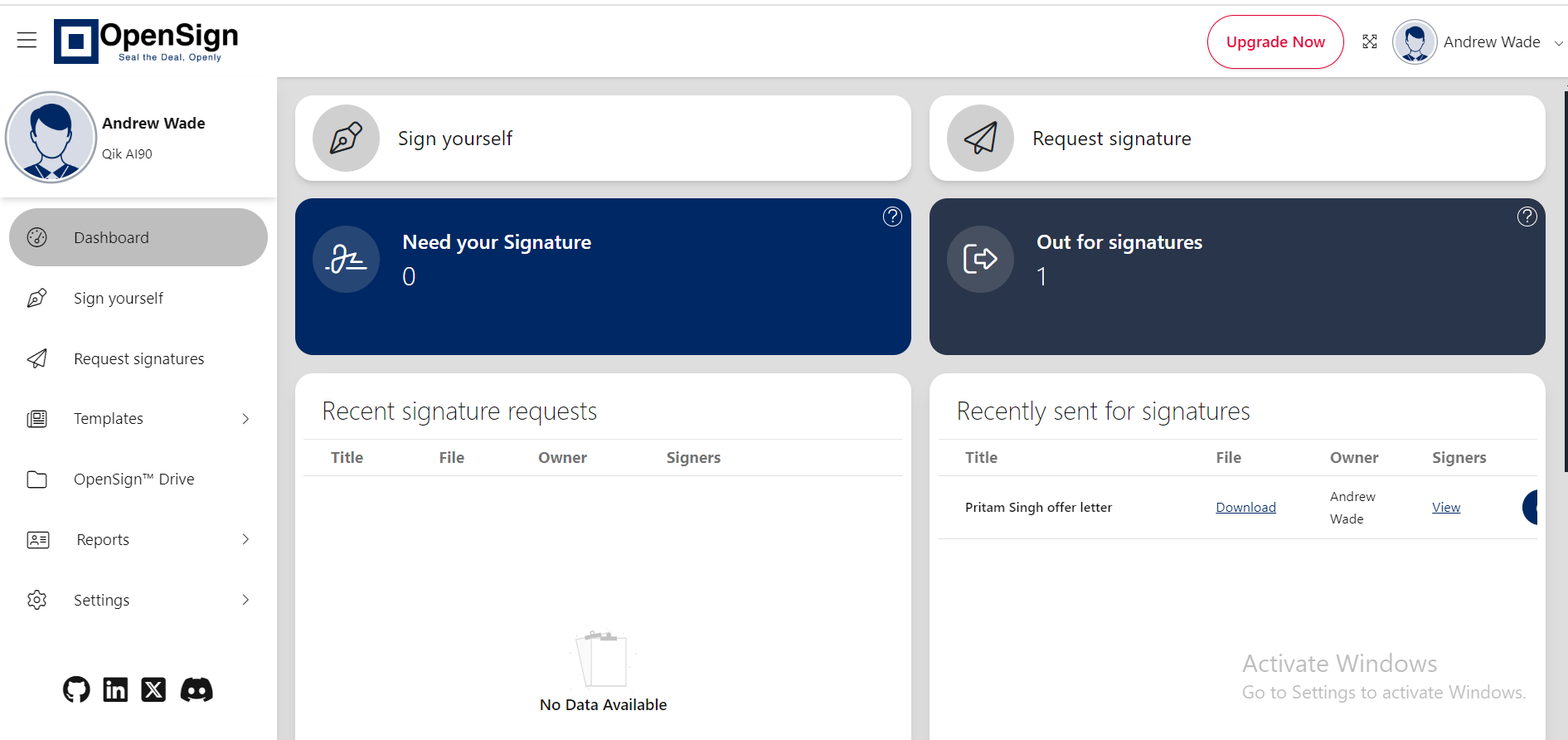 OpenSign screenshot 2