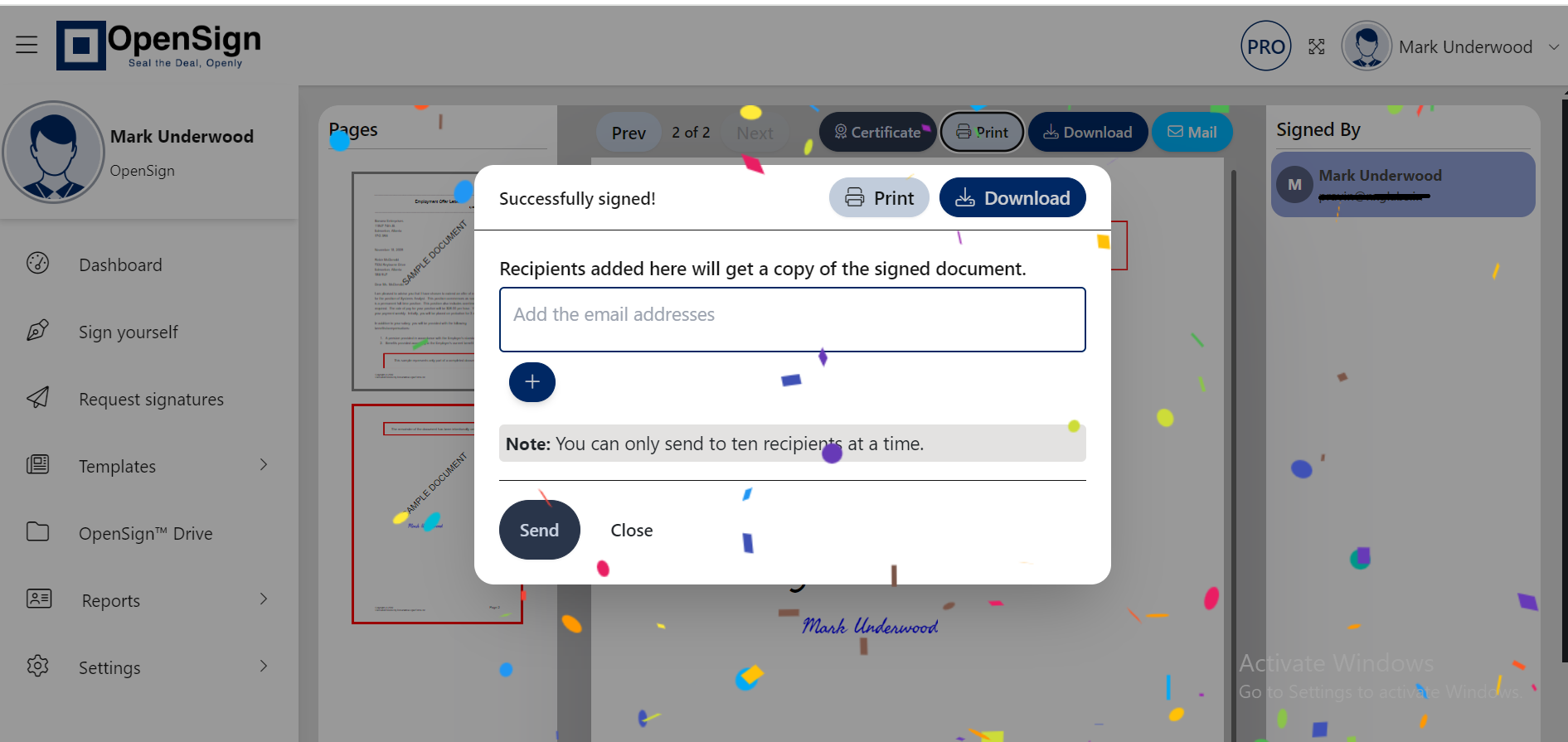 OpenSign screenshot 8