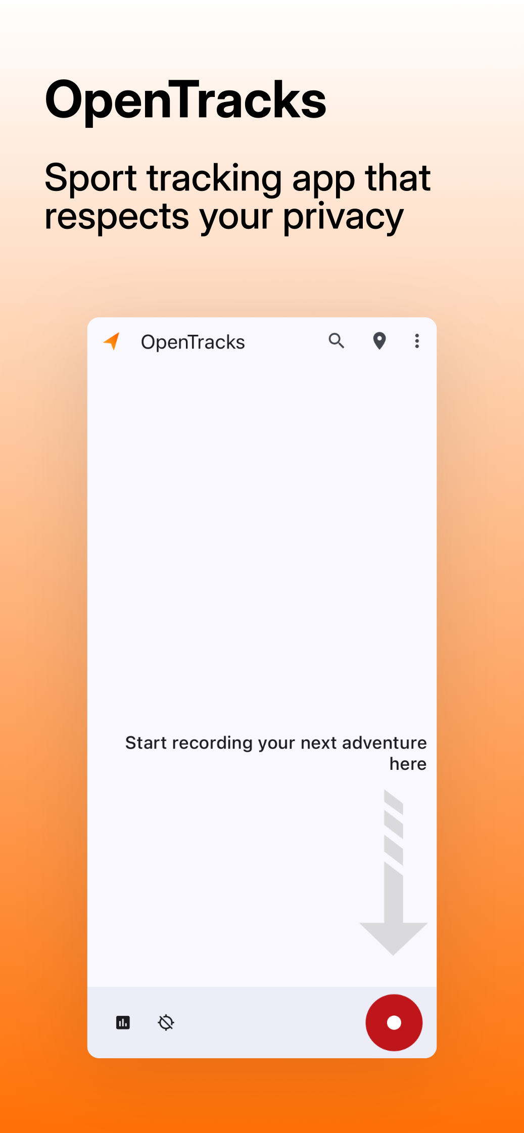 OpenTracks screenshot 2