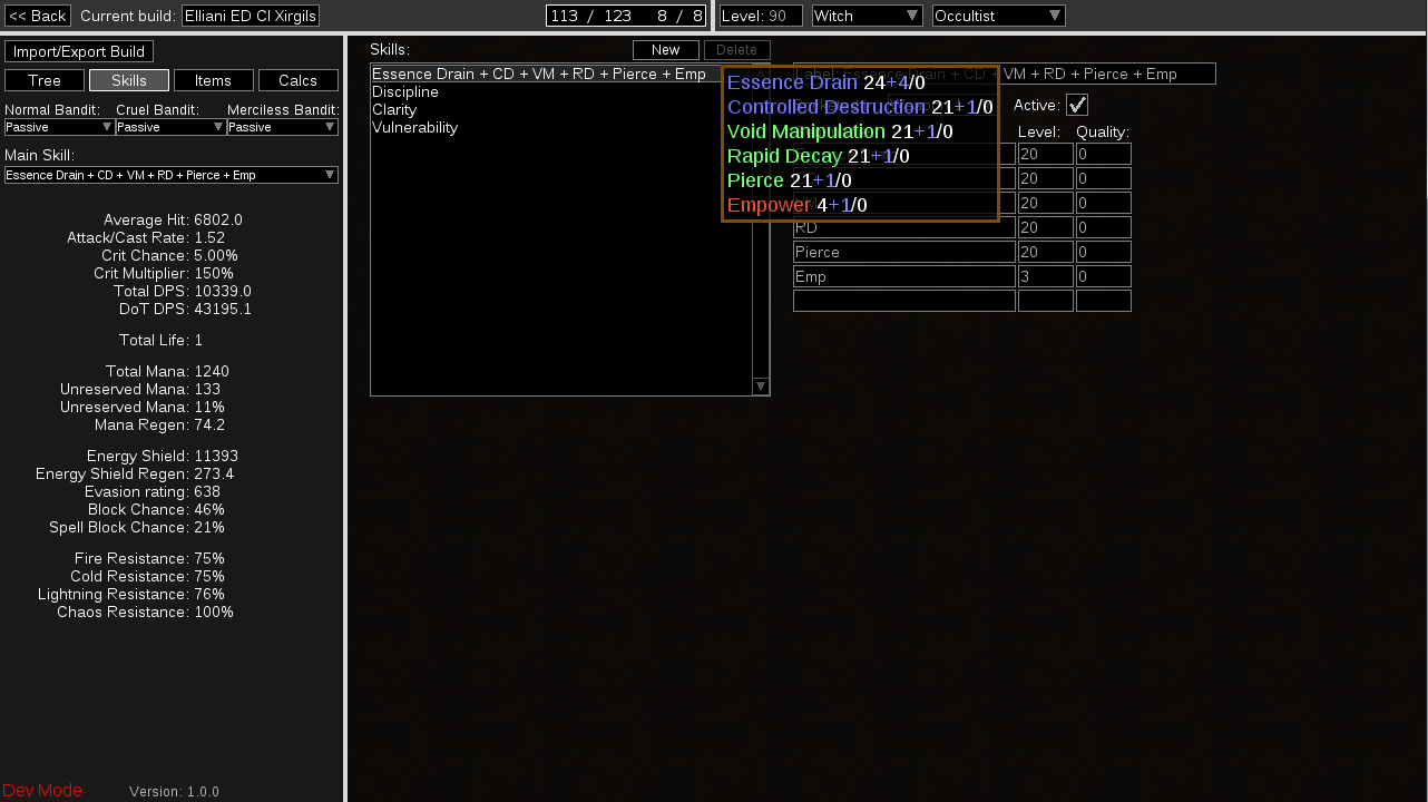 PathOfBuilding screenshot 2