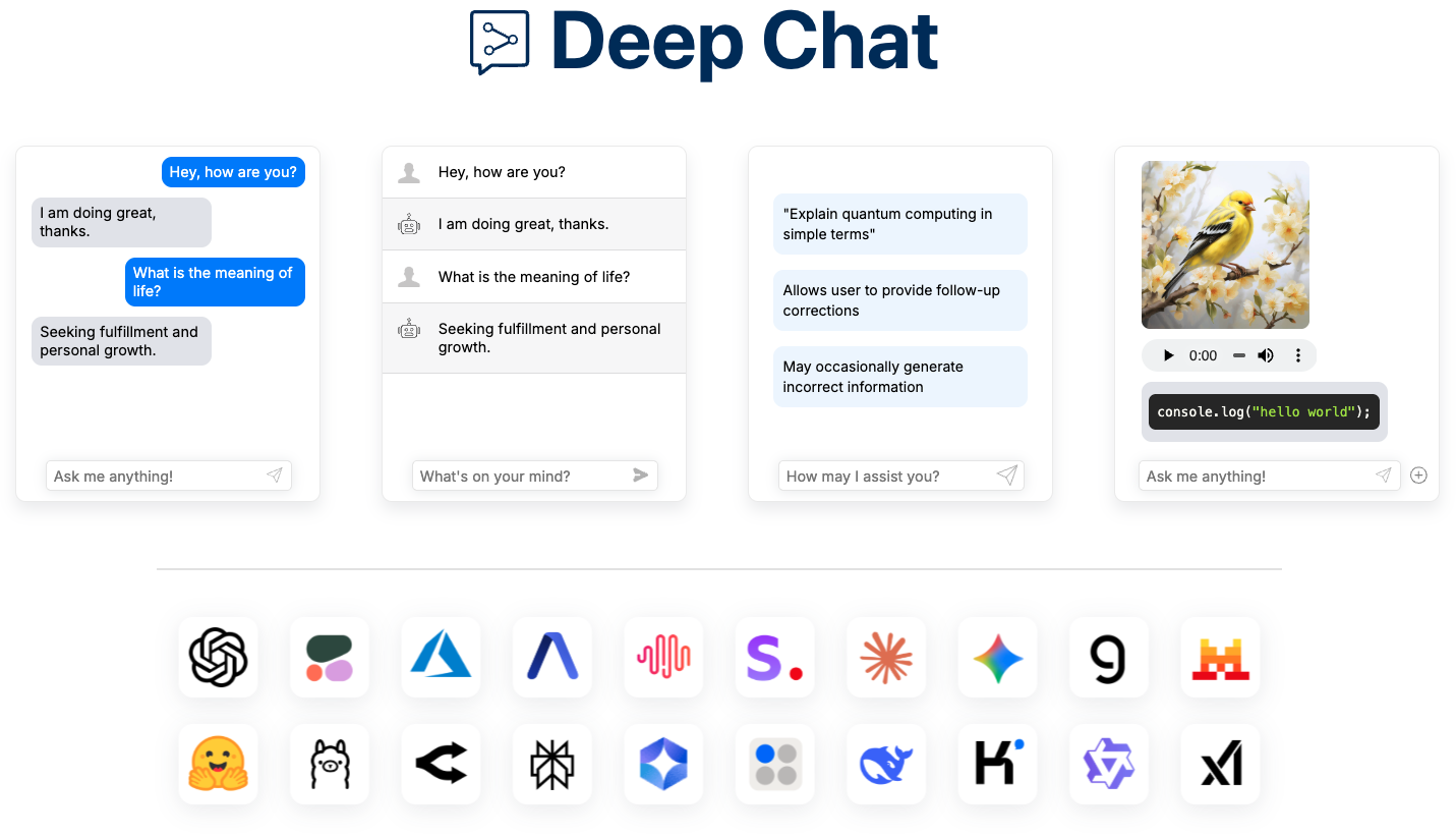 deep-chat screenshot 1