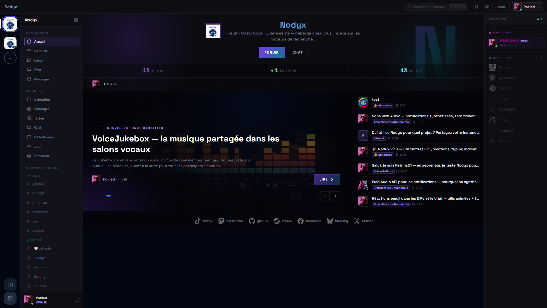 nodyx screenshot 1