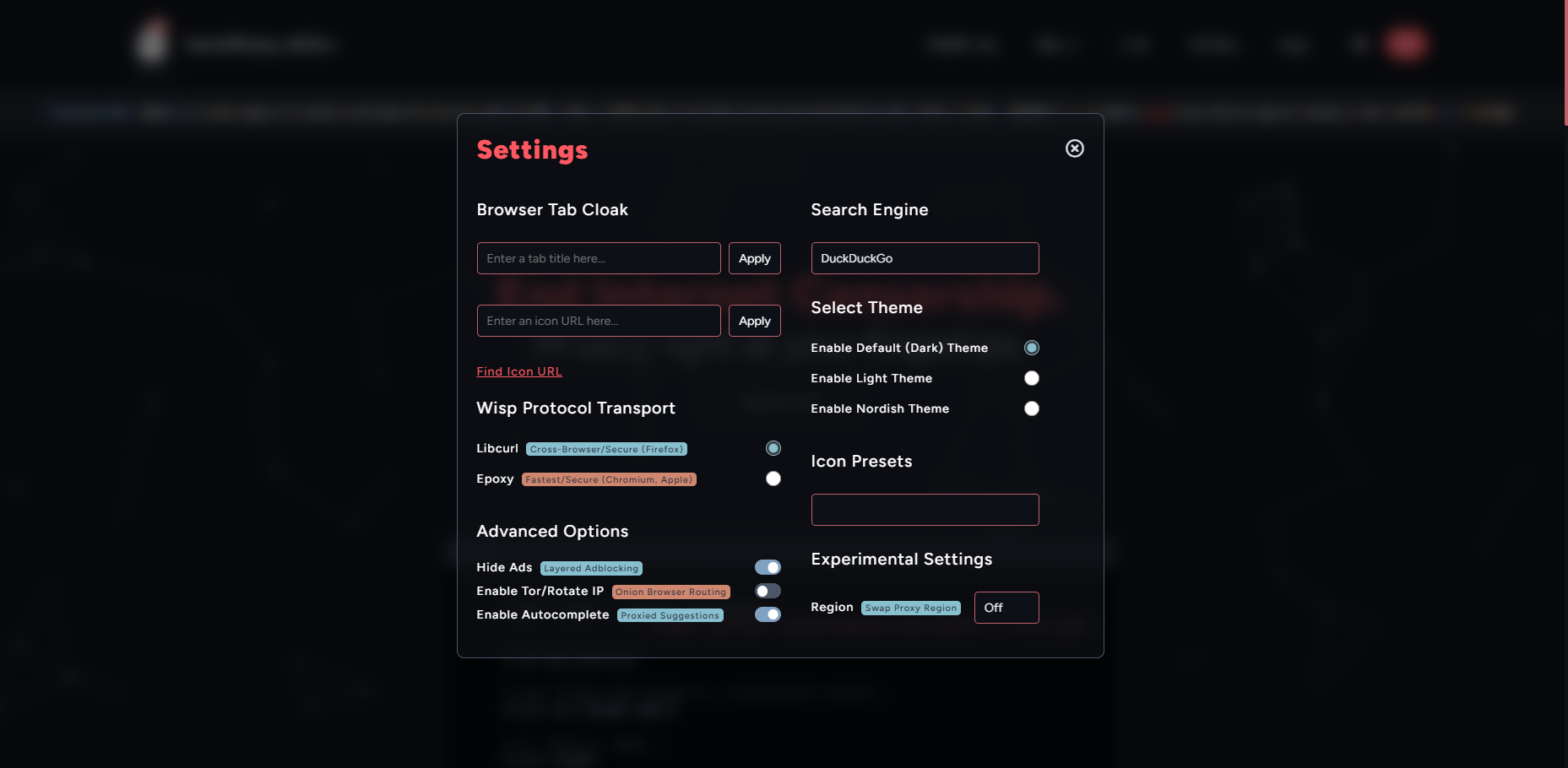 InvisiProxy screenshot 3