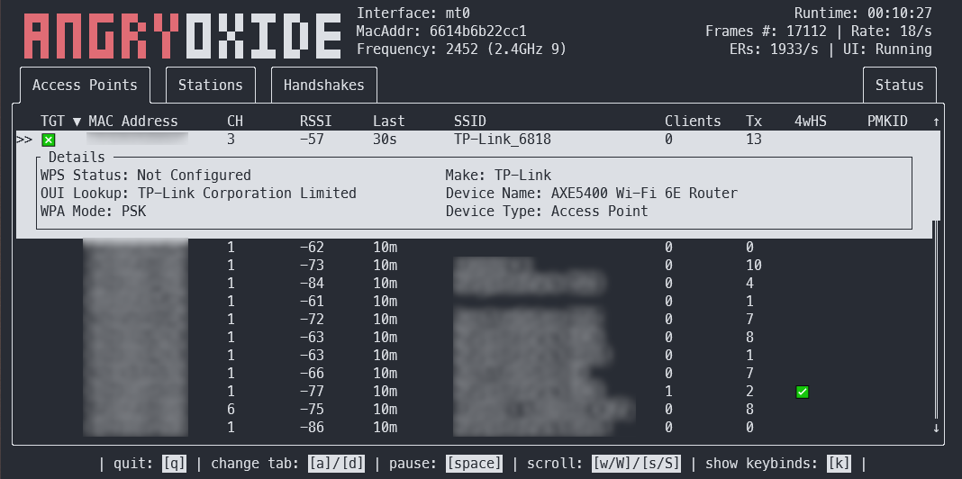 AngryOxide screenshot 2