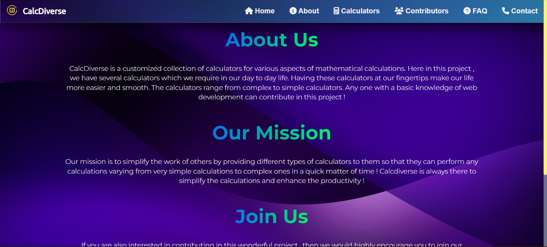 CalcDiverse screenshot 3