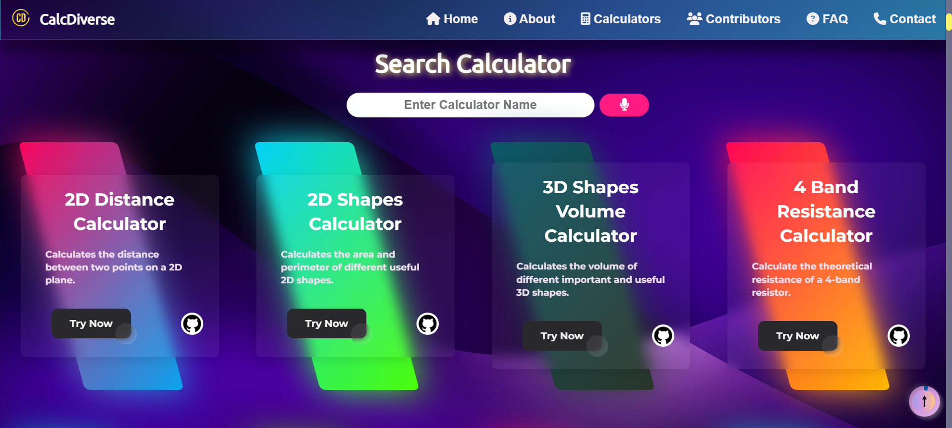 CalcDiverse screenshot 2