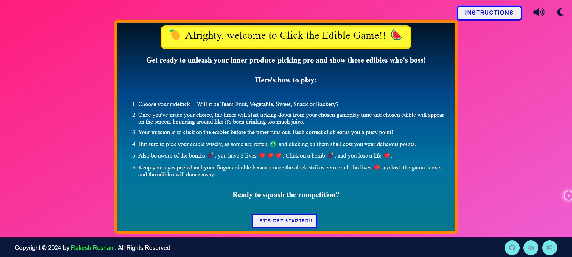 Click-The-Edible-Game screenshot 3