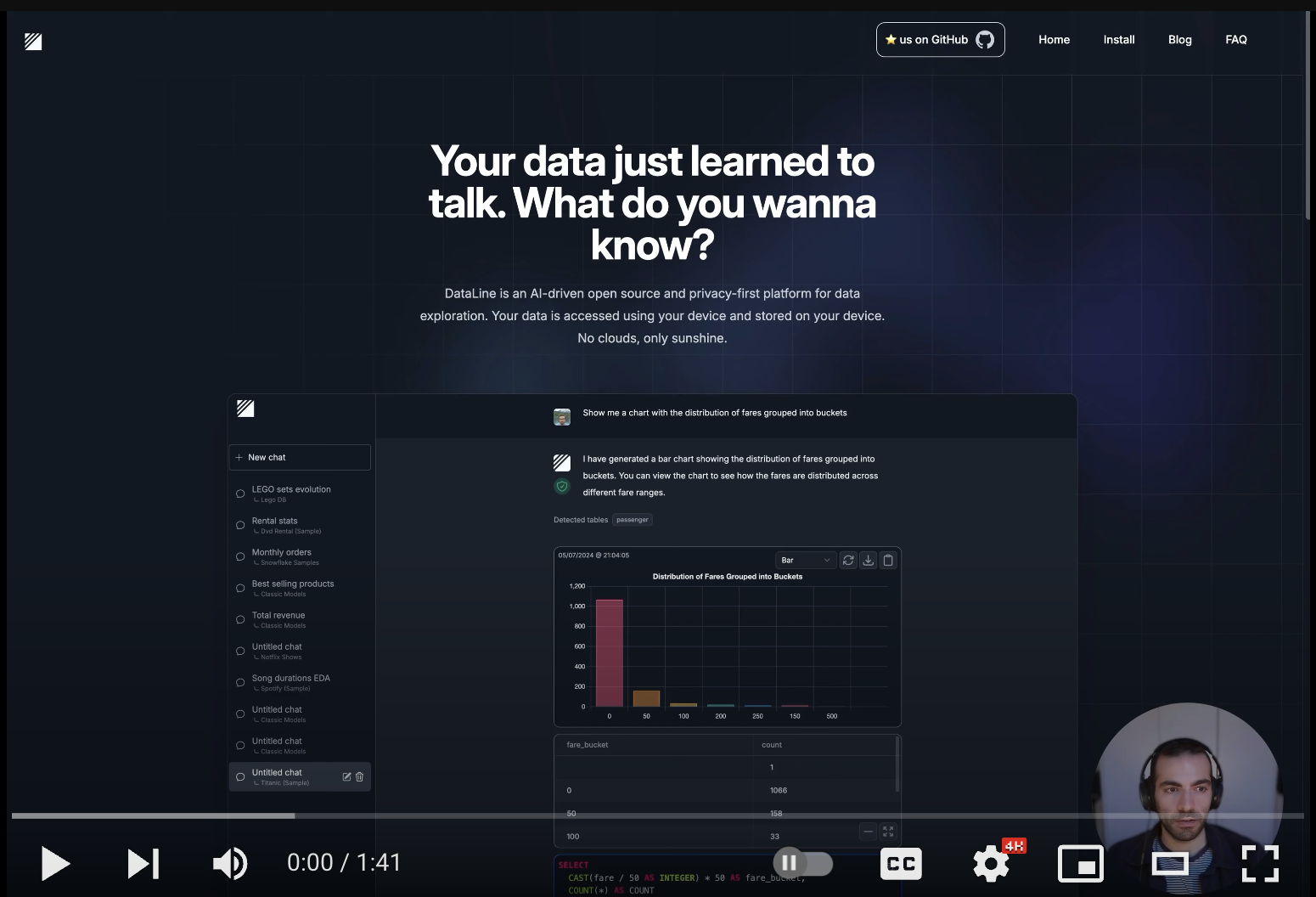 dataline screenshot 1
