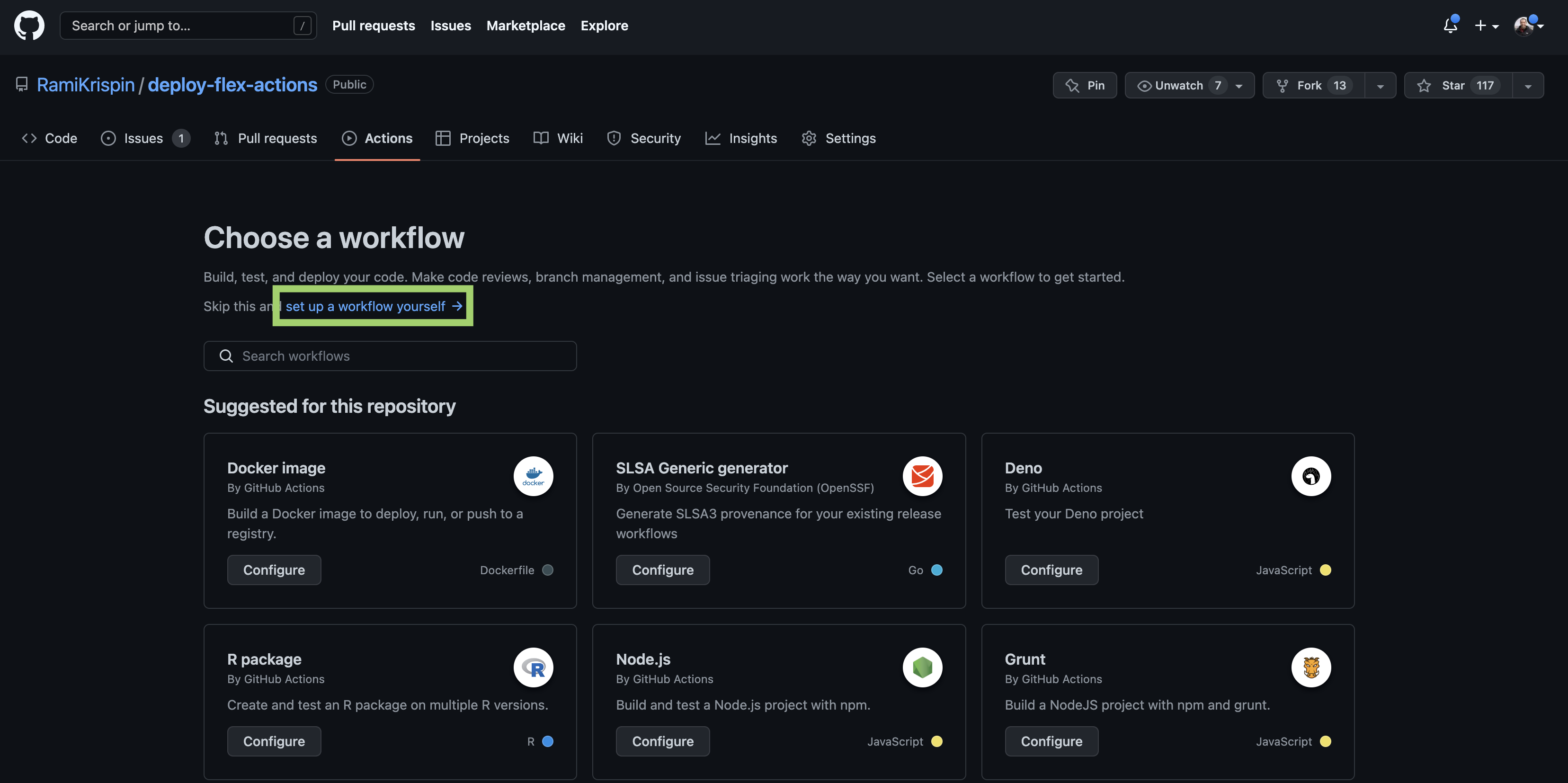 deploy-flex-actions screenshot 19