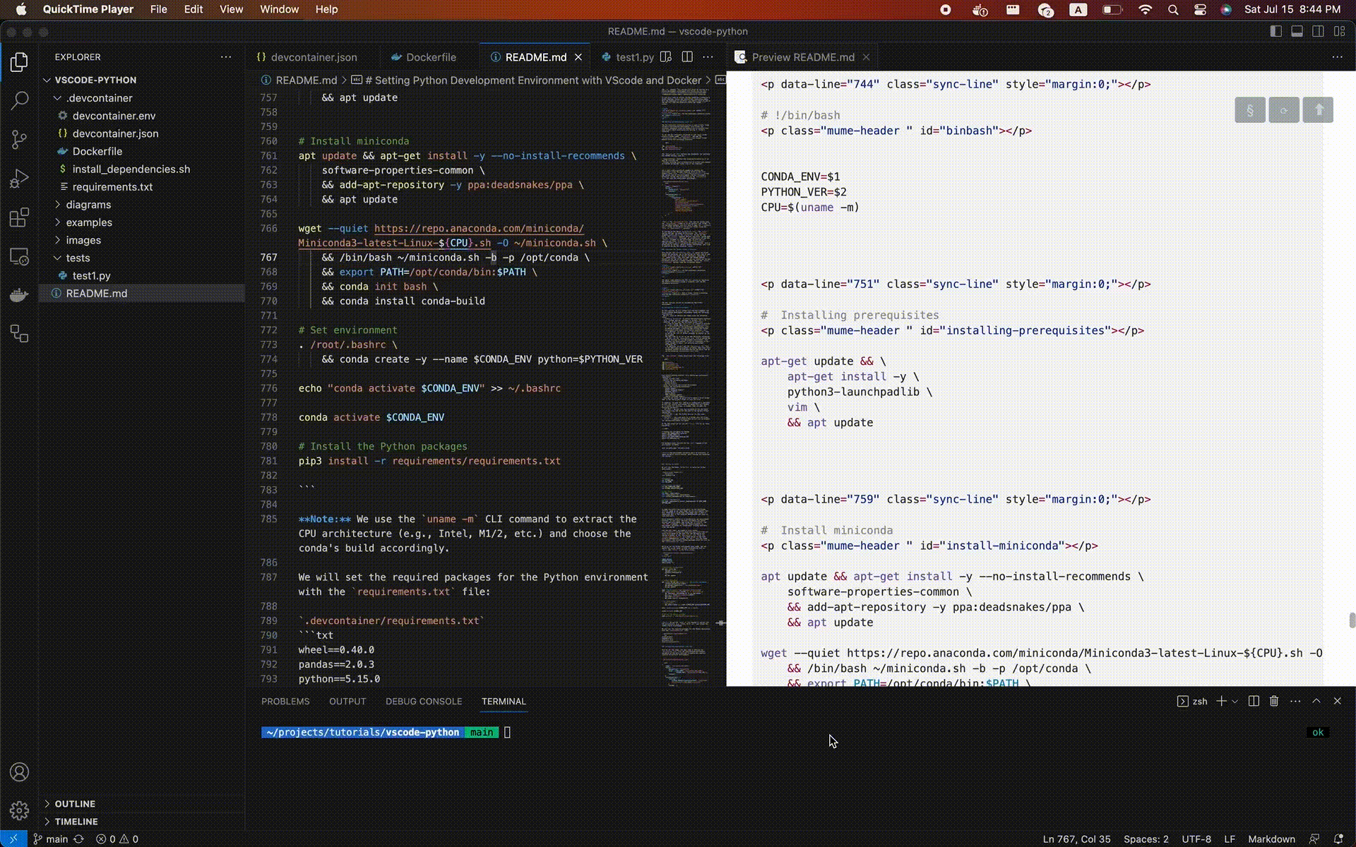 vscode-python screenshot 14
