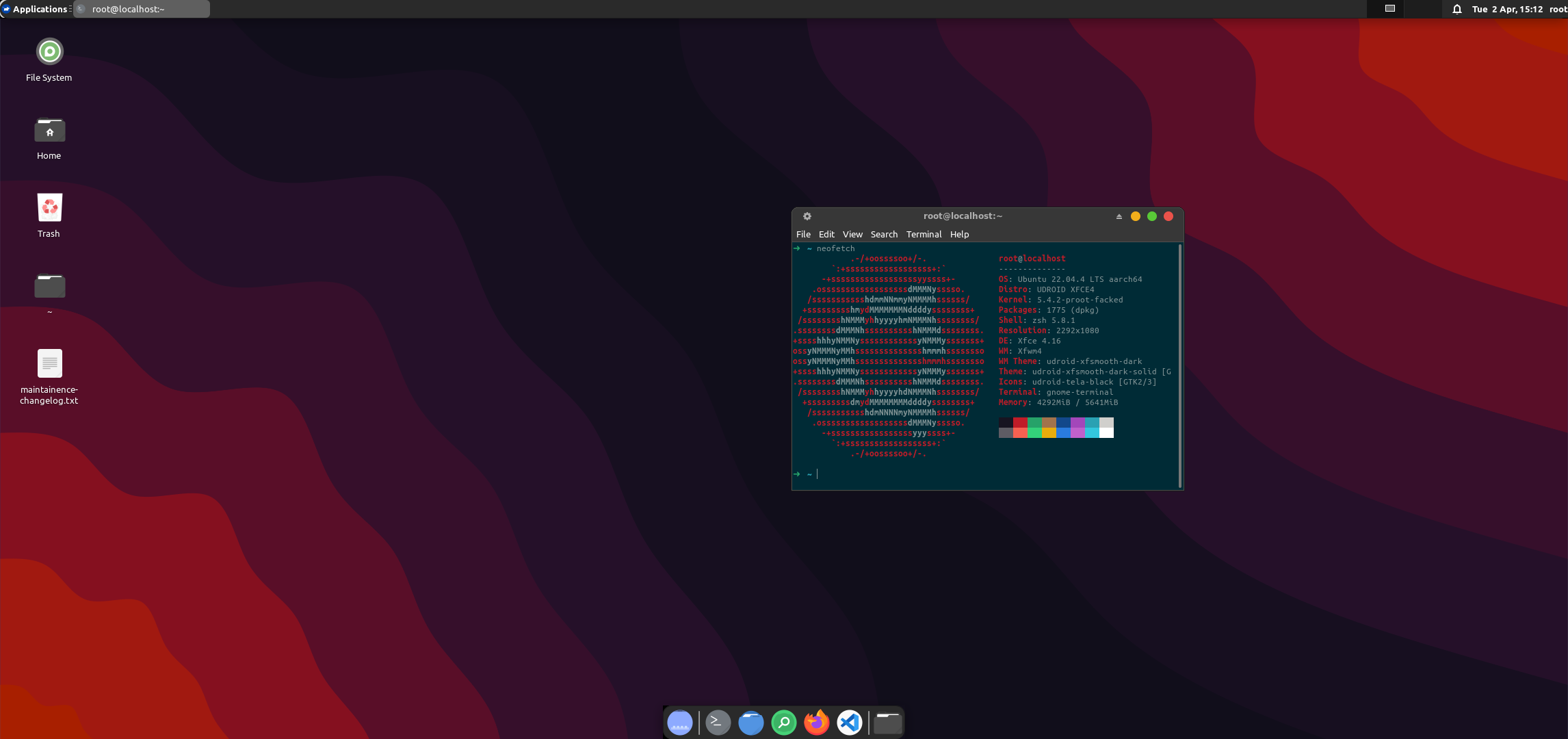 ubuntu-on-android screenshot 2
