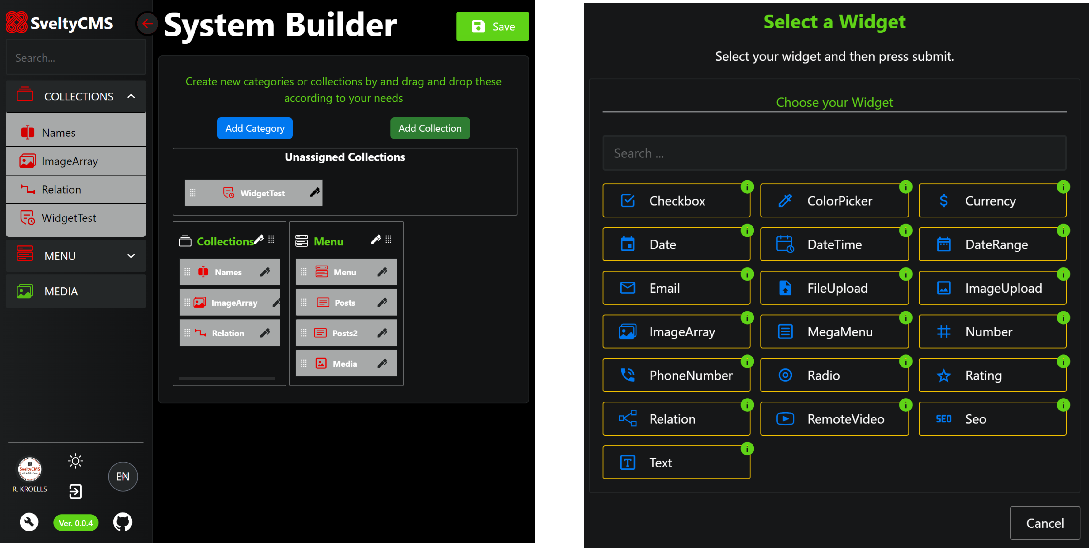 SveltyCMS screenshot 3