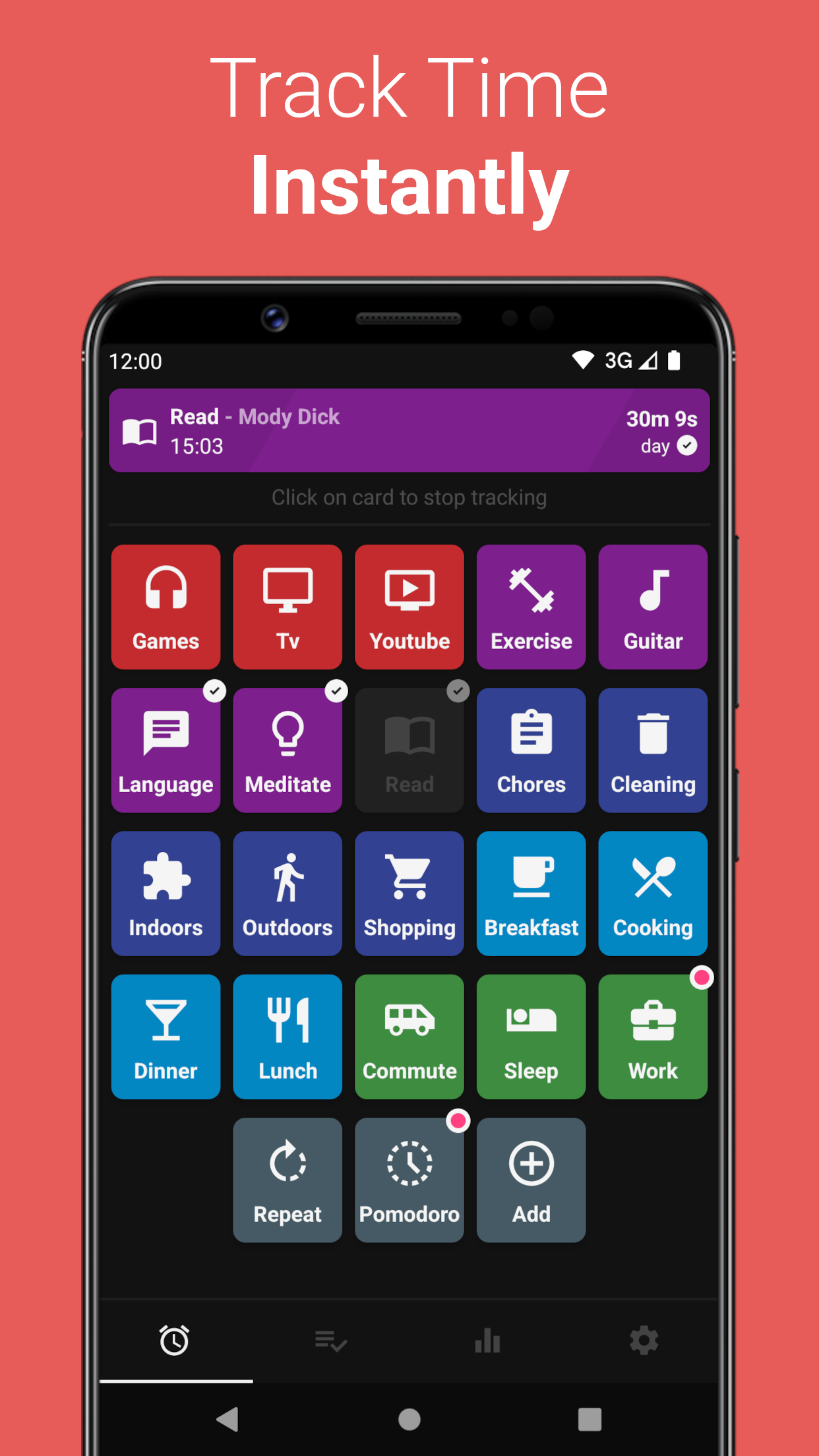 Android-SimpleTimeTracker screenshot 2