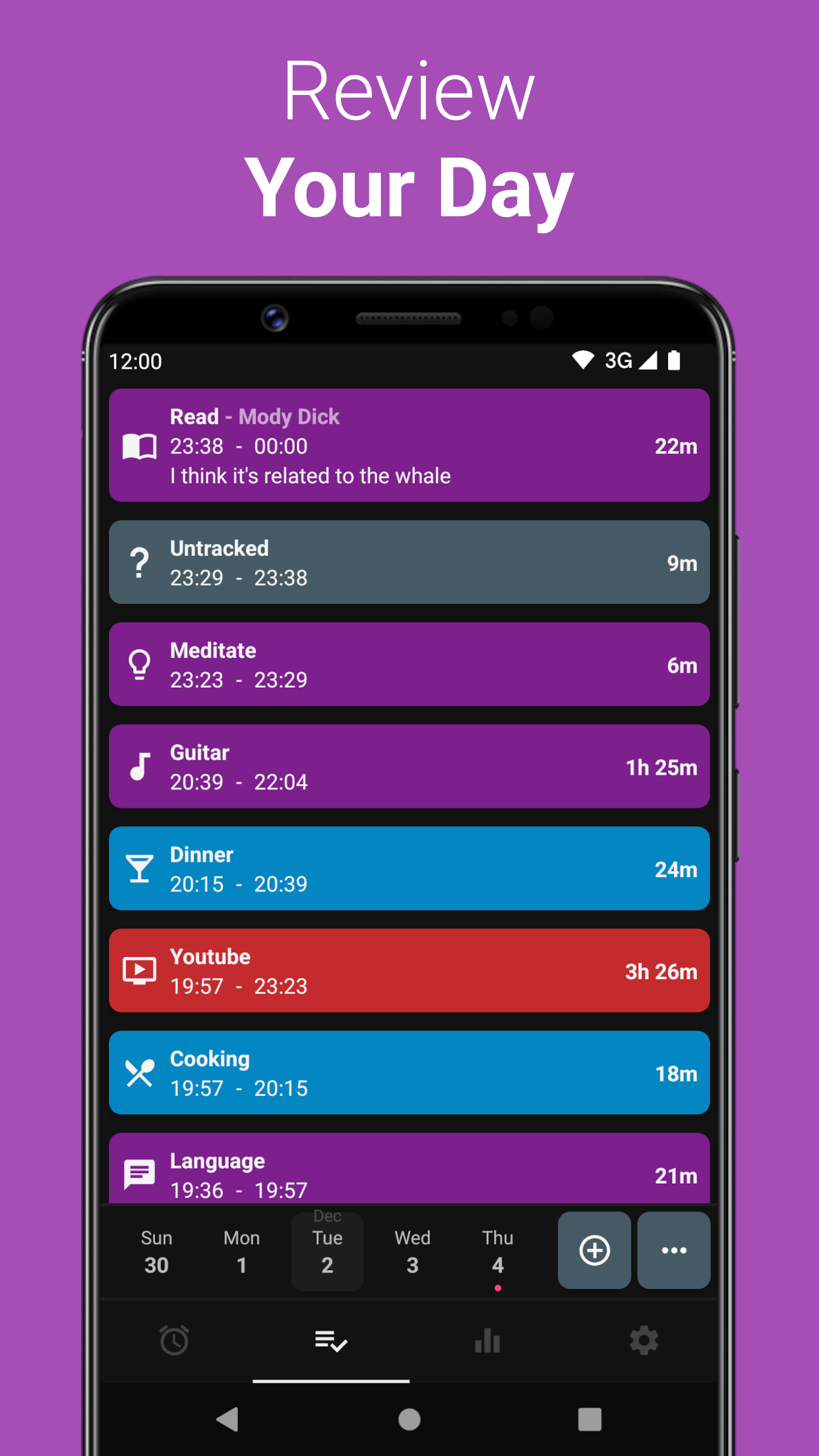 Android-SimpleTimeTracker screenshot 3
