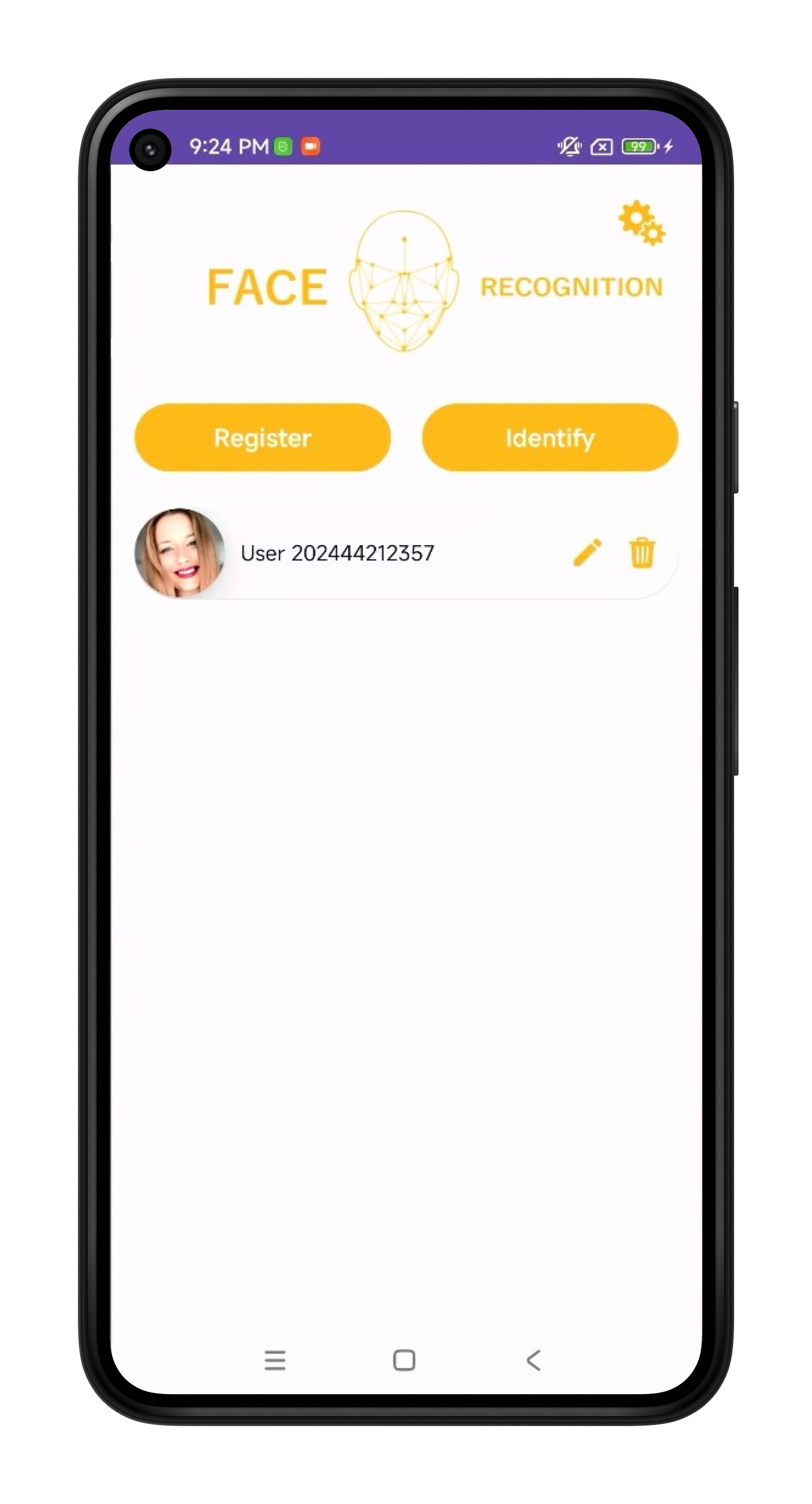 Android-FaceRecognition-FaceLivenessDetection screenshot 7