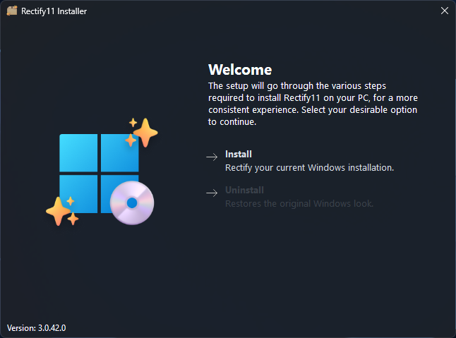 Installer screenshot 1