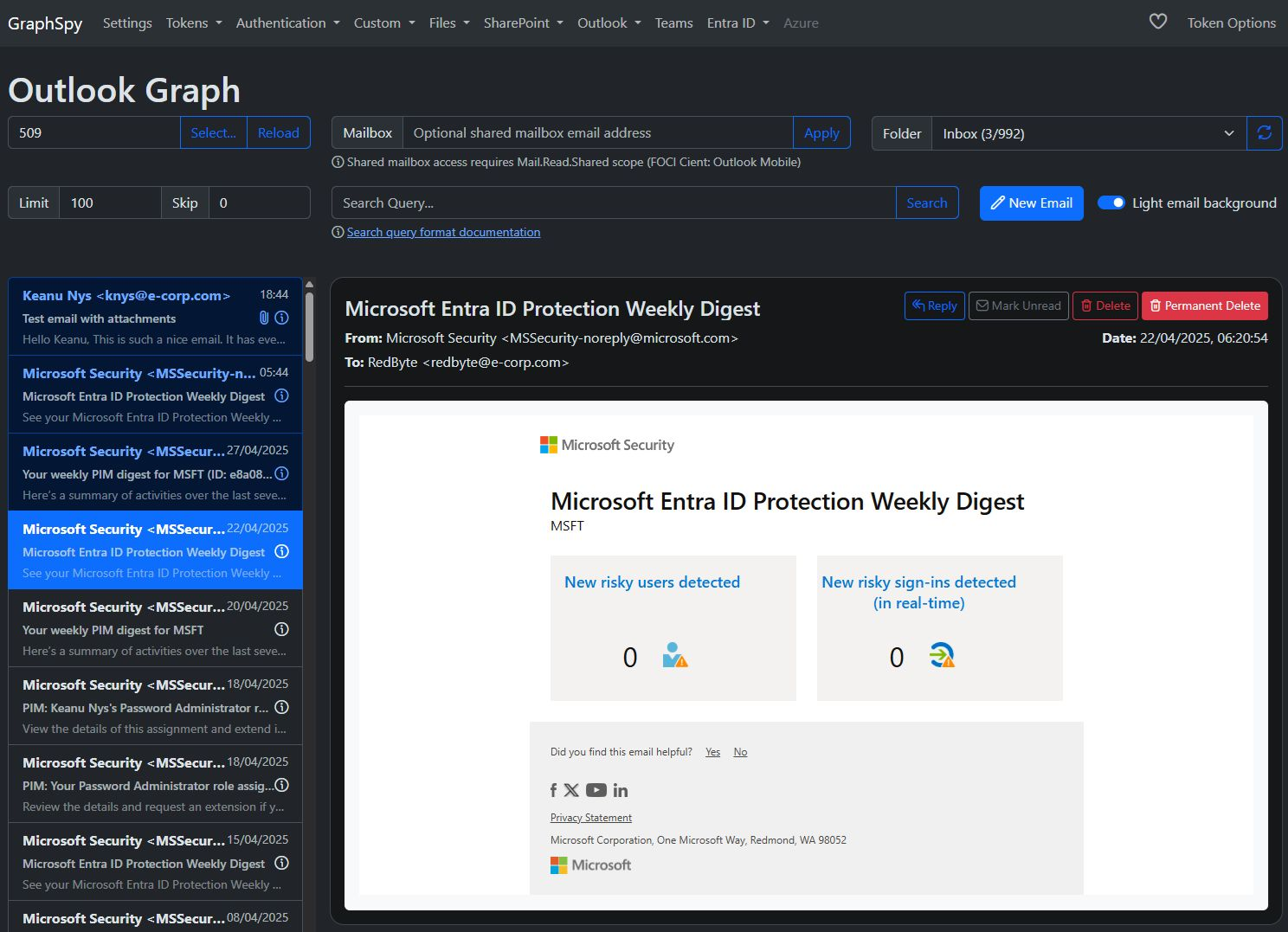 GraphSpy screenshot 15