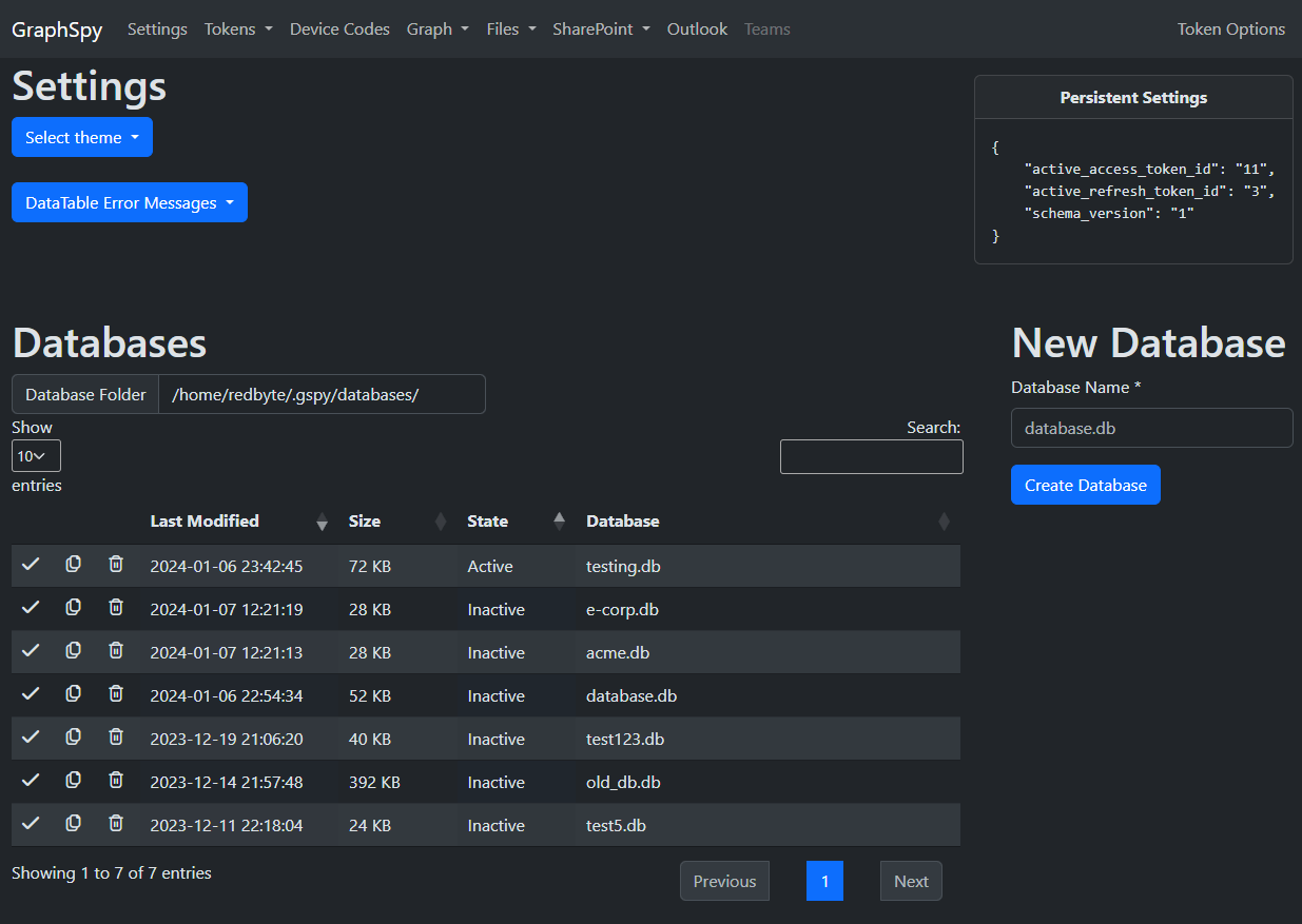 GraphSpy screenshot 23