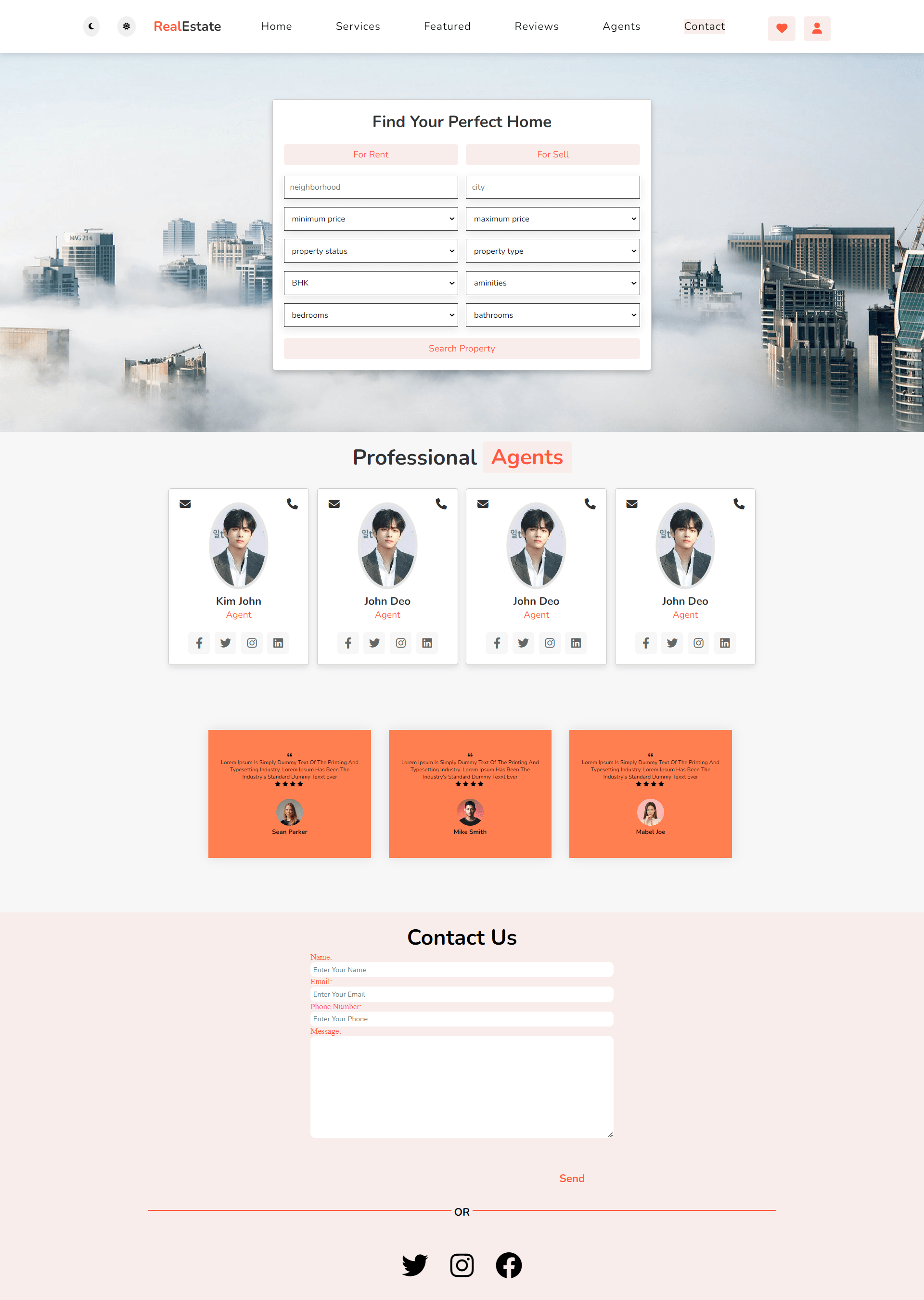 RealEstate-Web screenshot 1