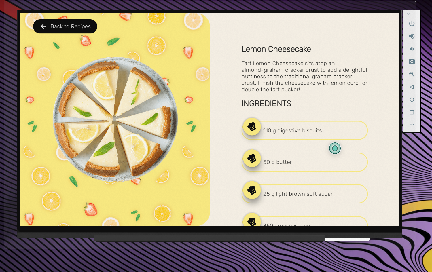 recipe-app screenshot 2