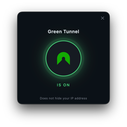 GreenTunnel screenshot 1