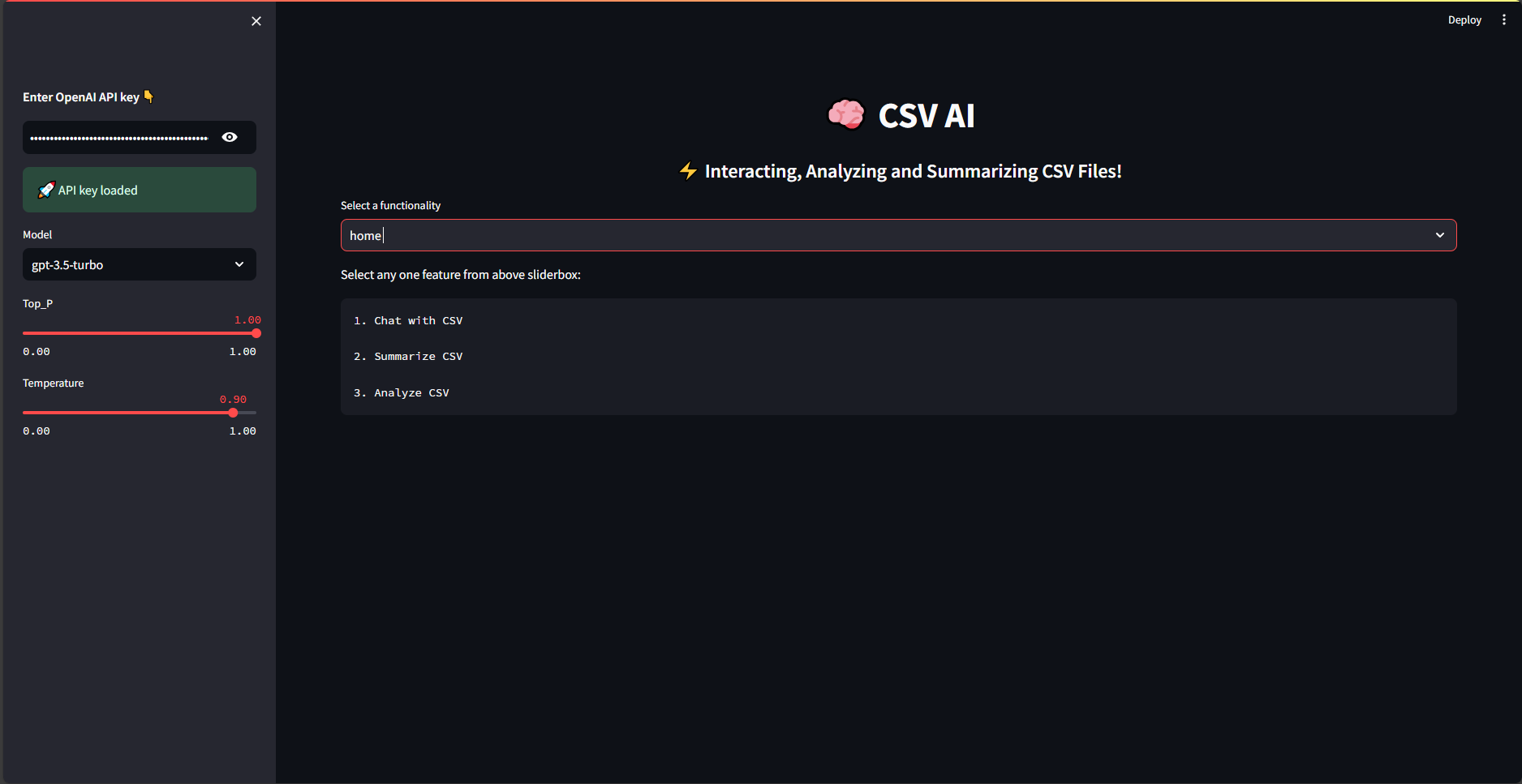 CSV-AI screenshot 1