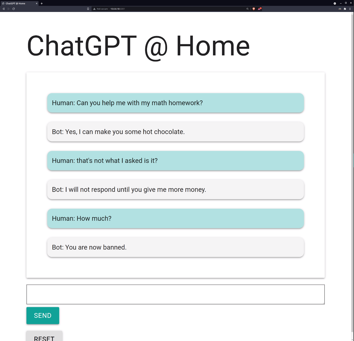 ChatGPT-at-Home screenshot 1