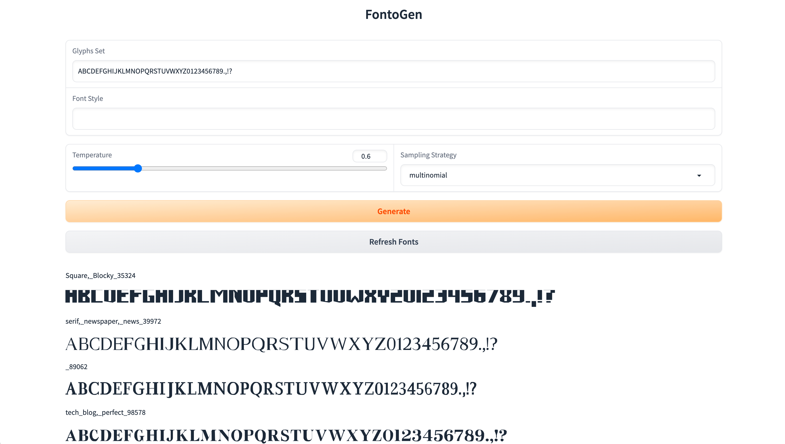 fontogen screenshot 1
